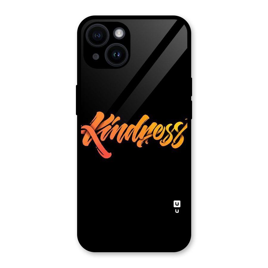 Kindness Glass Back Case for iPhone 14