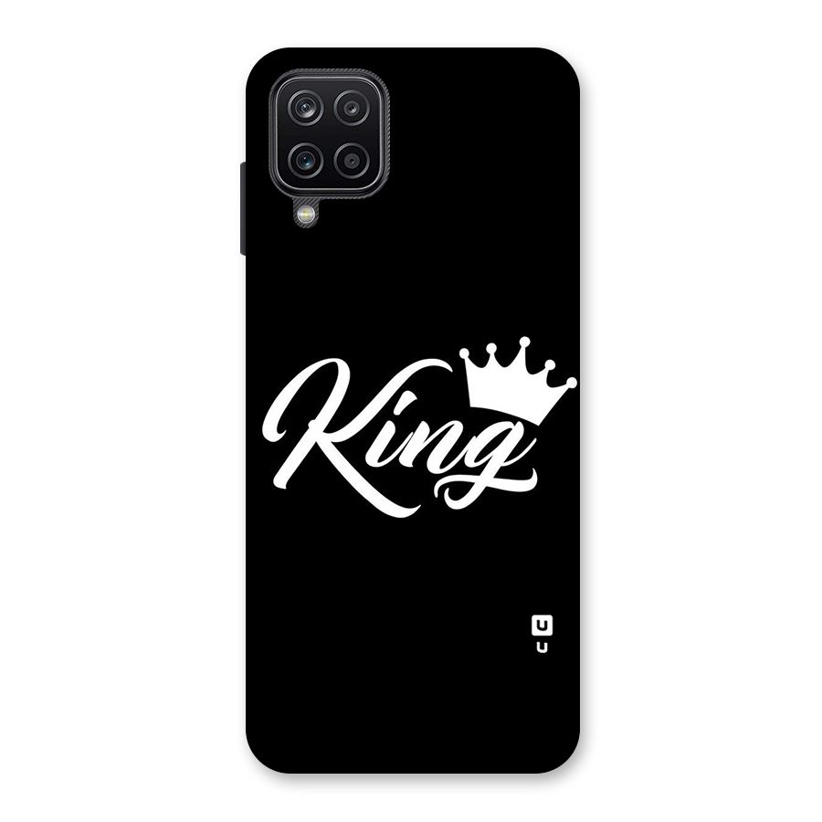King Crown Typography Back Case for Galaxy A12