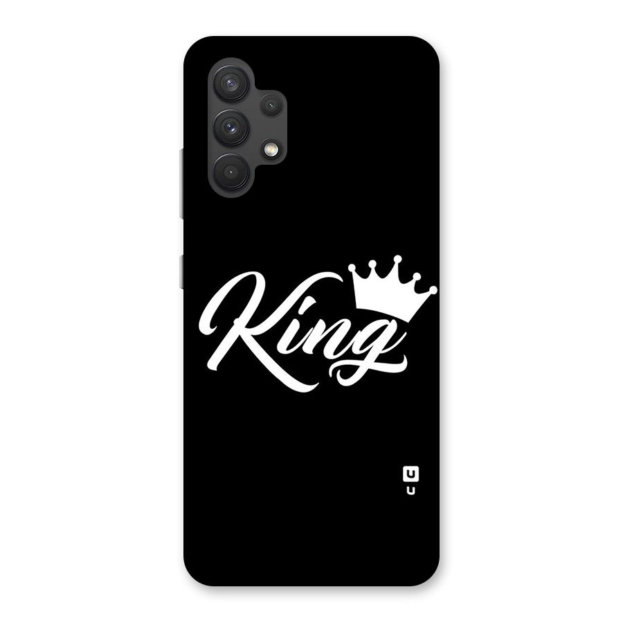 King Crown Typography Back Case for Galaxy A32