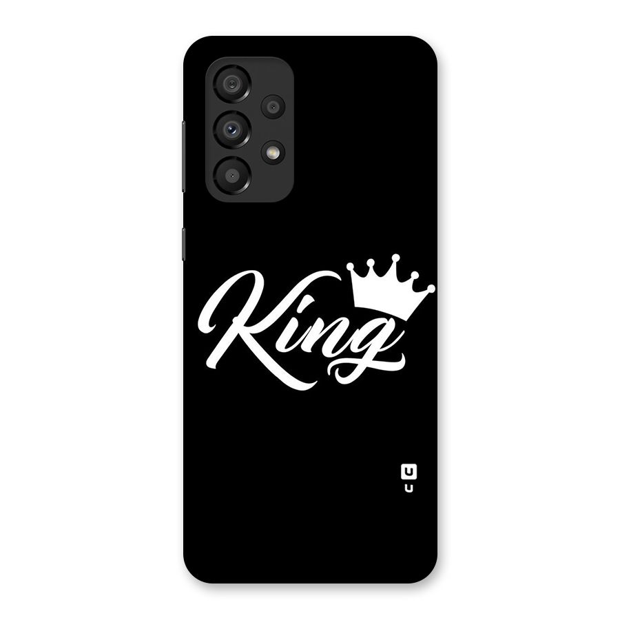 King Crown Typography Back Case for Galaxy A33 5G