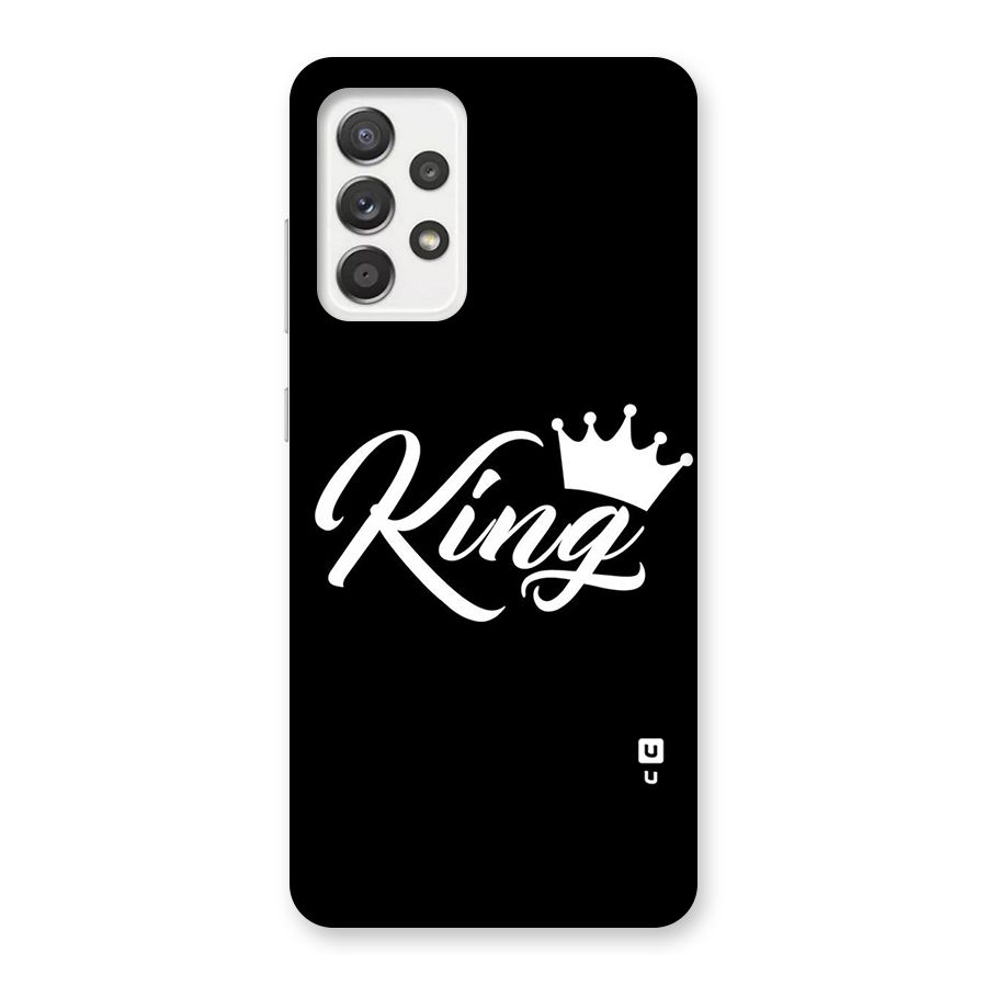 King Crown Typography Back Case for Galaxy A52