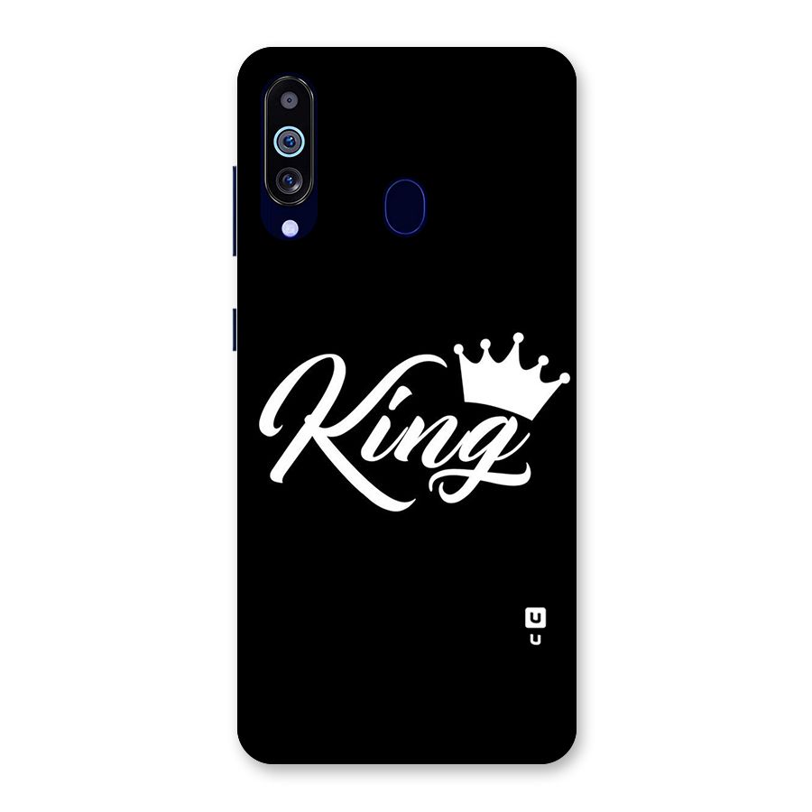 King Crown Typography Back Case for Galaxy A60