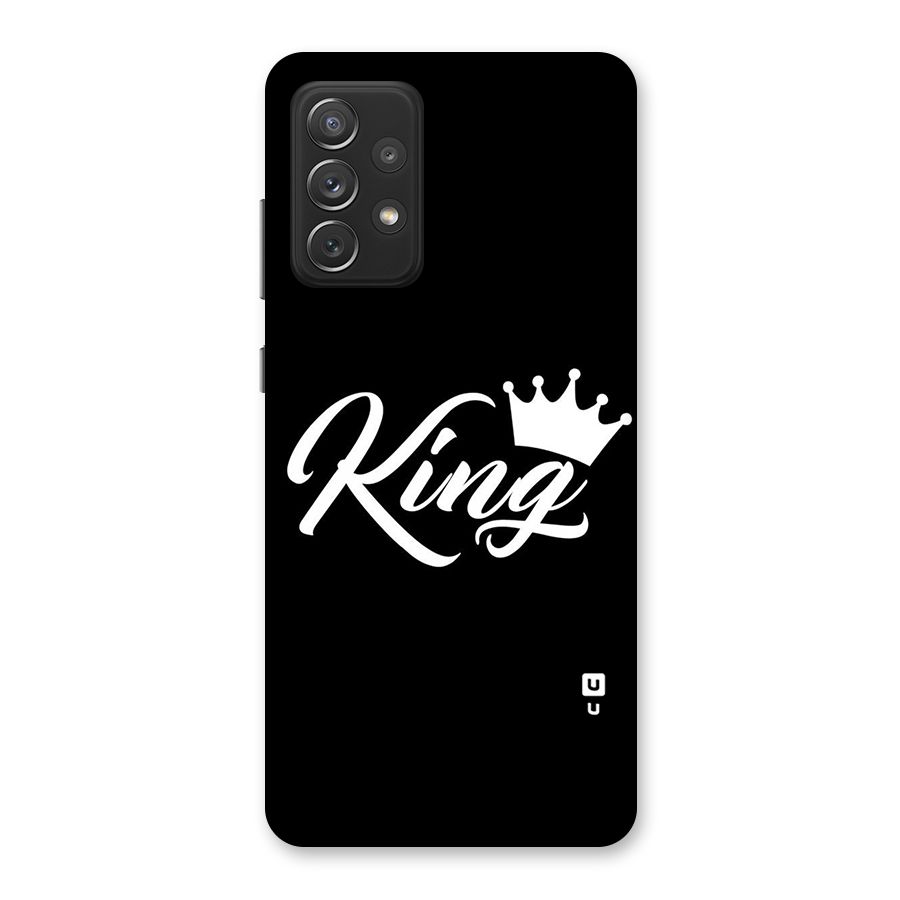 King Crown Typography Back Case for Galaxy A72