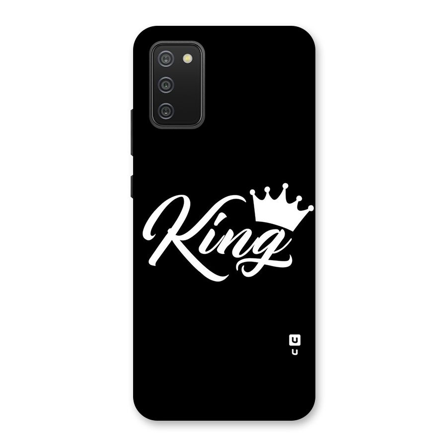 King Crown Typography Back Case for Galaxy M02s