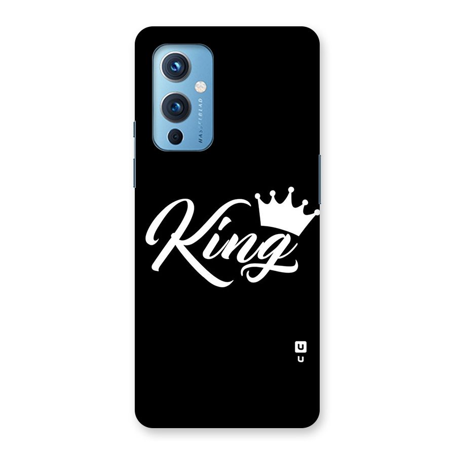 King Crown Typography Back Case for OnePlus 9