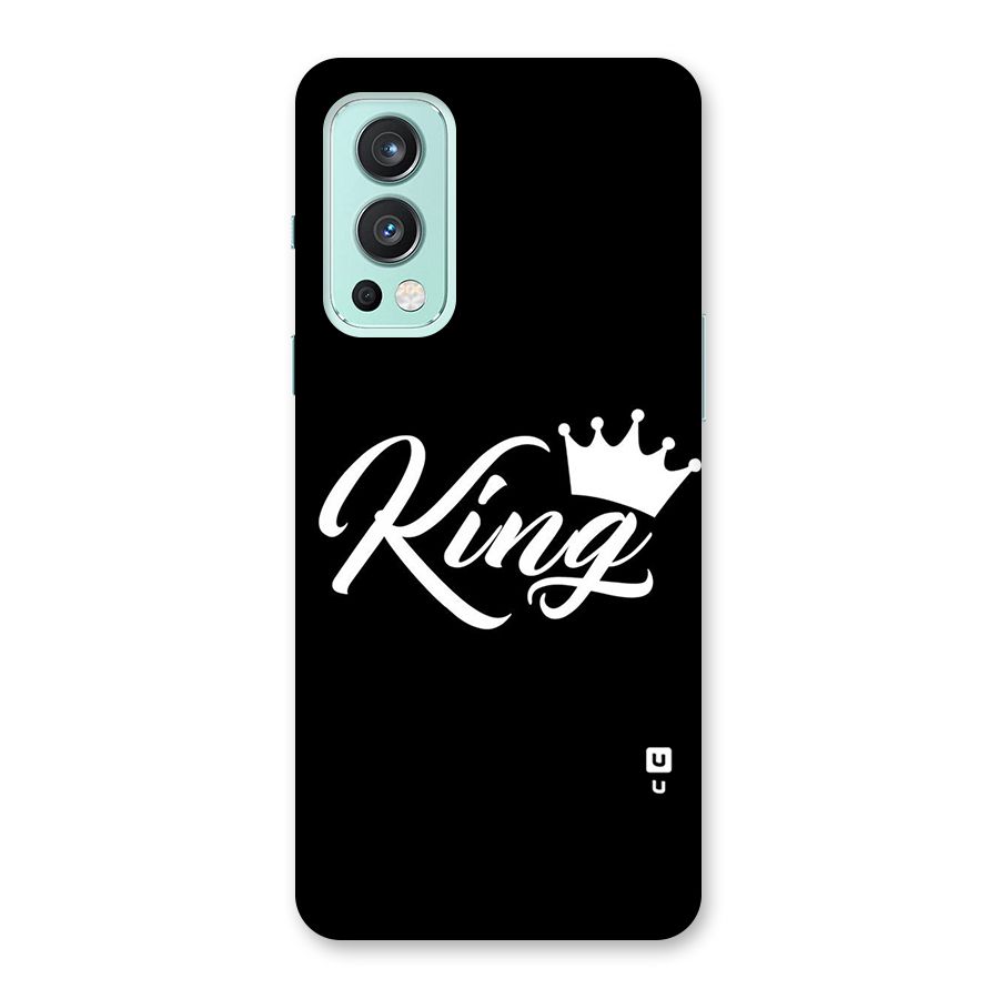 King Crown Typography Back Case for OnePlus Nord 2 5G