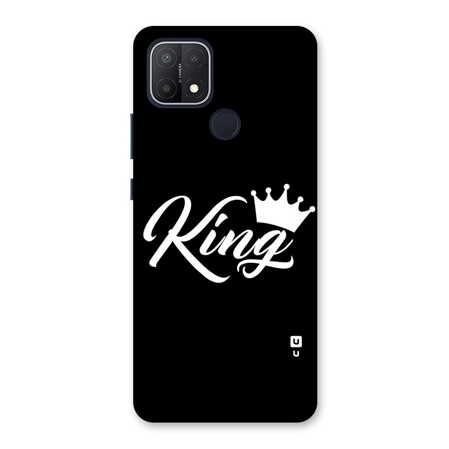 King Crown Typography Back Case for Oppo A15