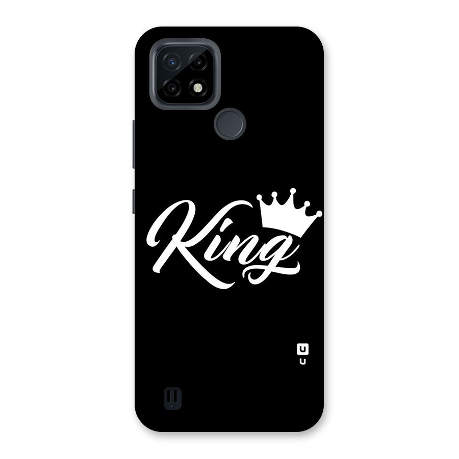 King Crown Typography Back Case for Realme C21