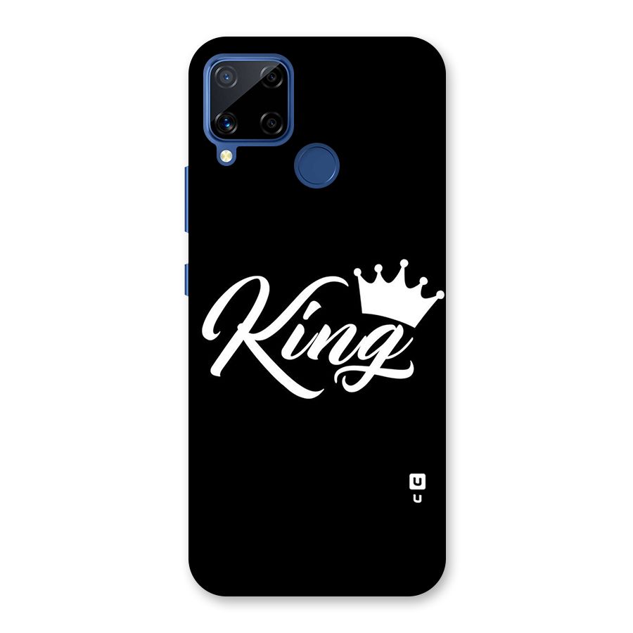 King Crown Typography Back Case for Realme Narzo 30A