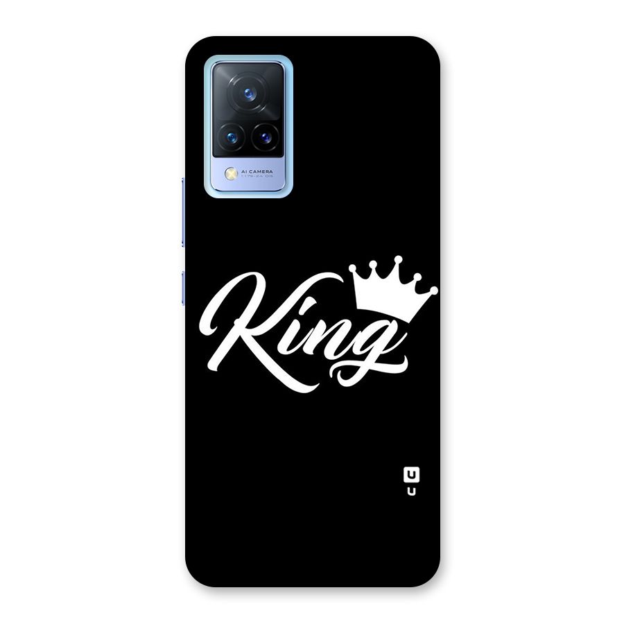 King Crown Typography Back Case for Vivo V21 5G