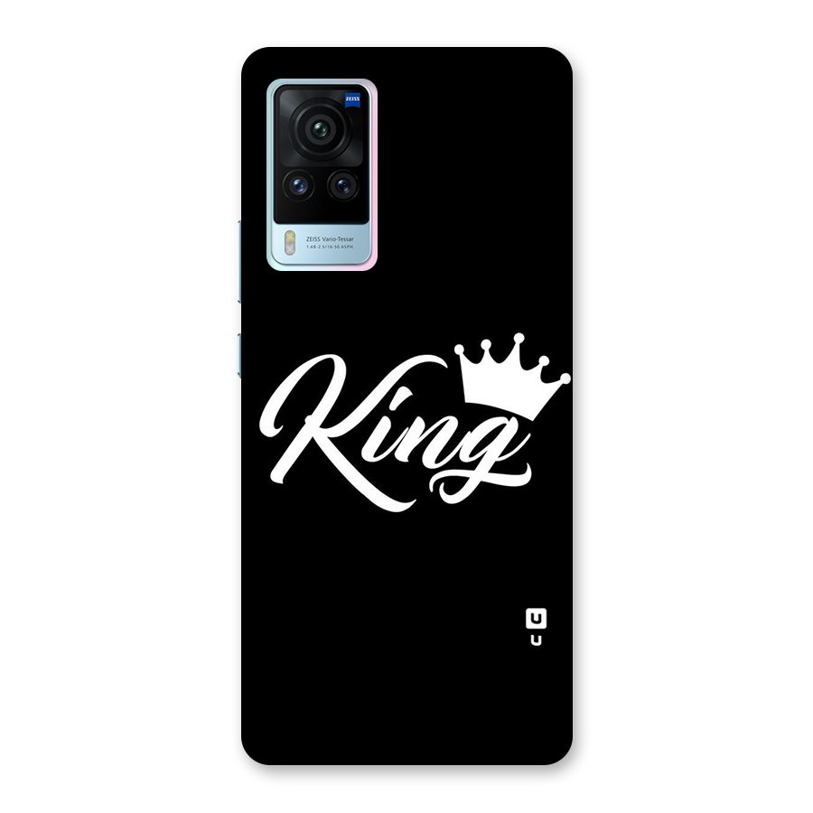 King Crown Typography Back Case for Vivo X60 Pro