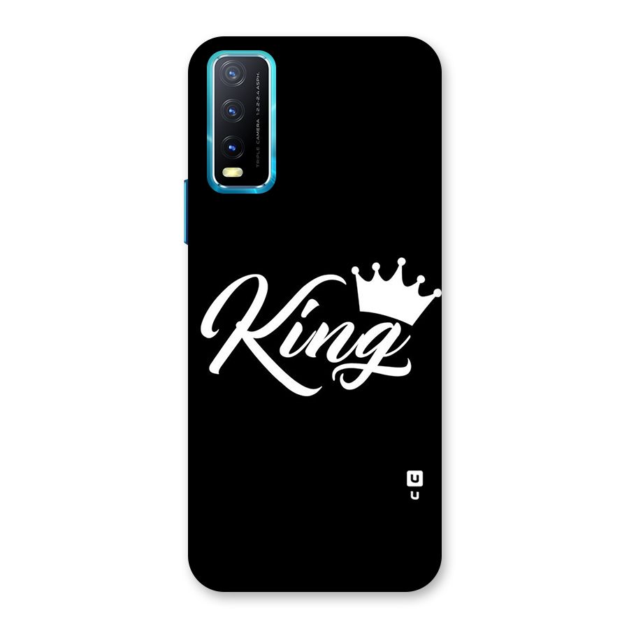 King Crown Typography Back Case for Vivo Y20A