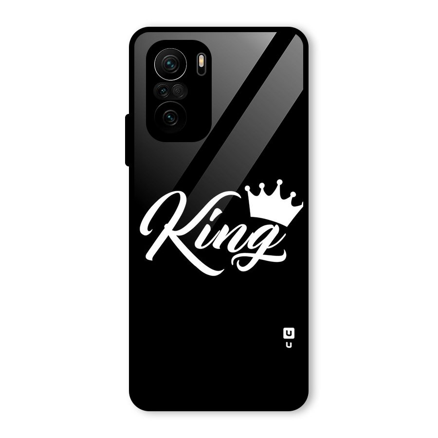 King Crown Typography Glass Back Case for Mi 11x
