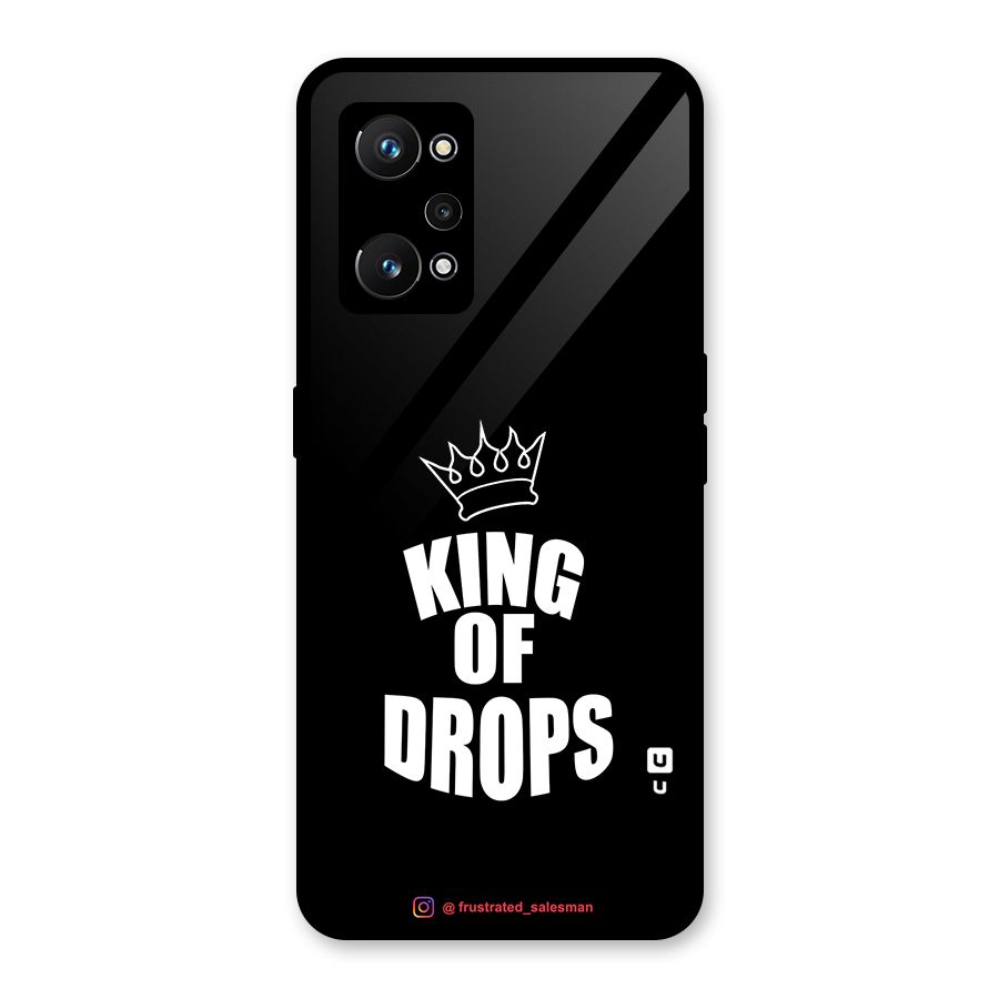 King of Drops Black Glass Back Case for Realme GT Neo 3T