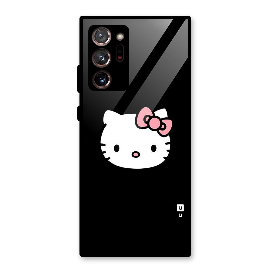 Kitty Cute Glass Back Case for Galaxy Note 20 Ultra 5G