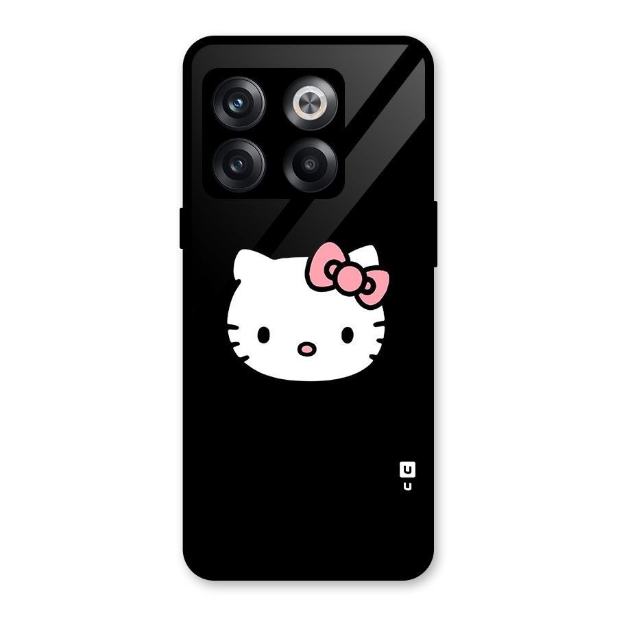 Kitty Cute Glass Back Case for OnePlus 10T