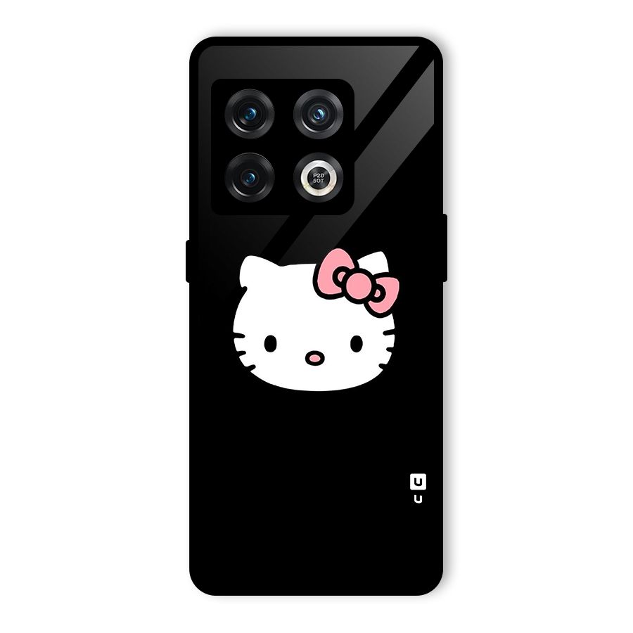Kitty Cute Glass Back Case for OnePlus 10 Pro 5G