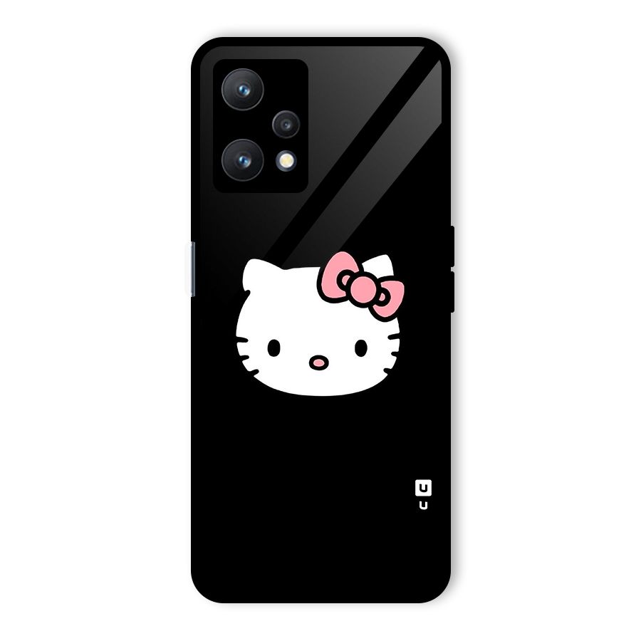 Kitty Cute Glass Back Case for Realme 9 Pro 5G