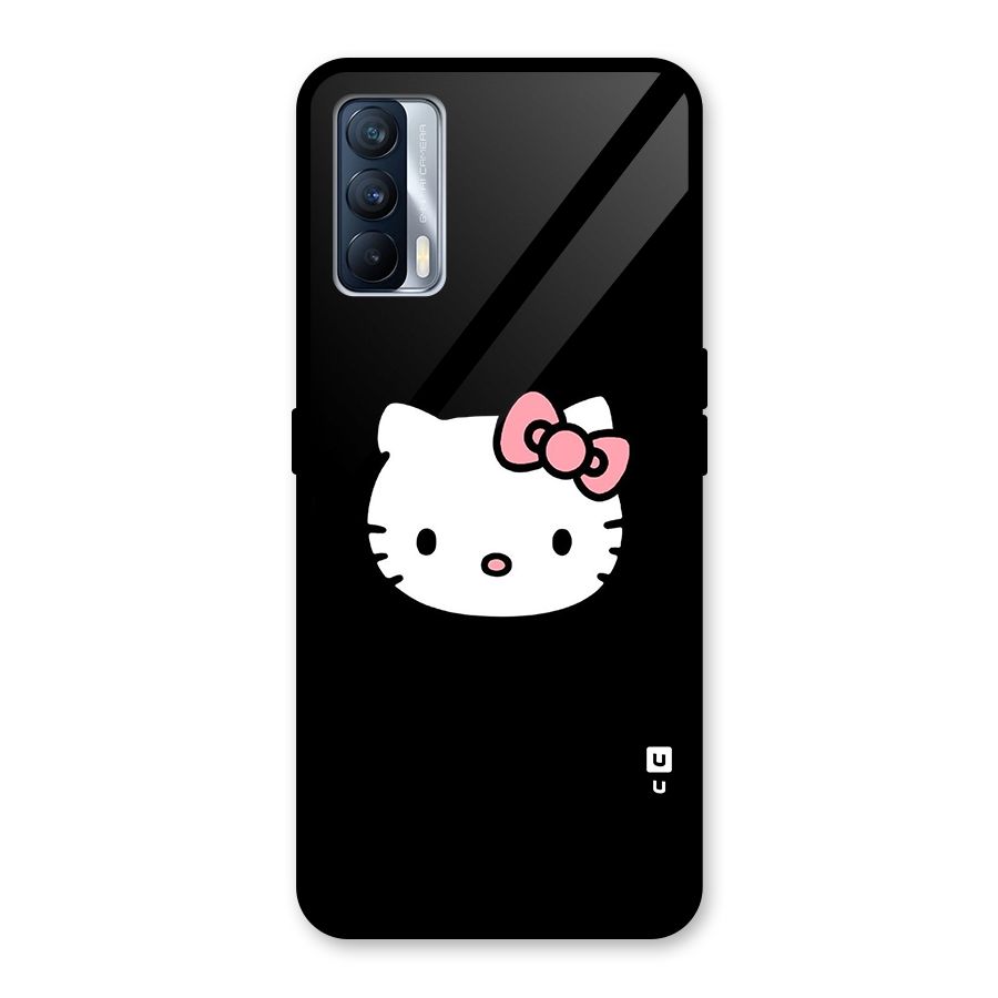 Kitty Cute Glass Back Case for Realme X7