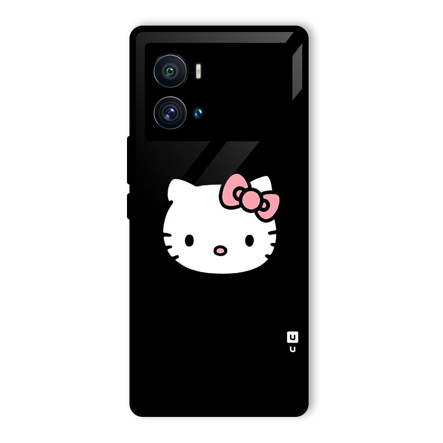 Kitty Cute Glass Back Case for Vivo iQOO 9 Pro