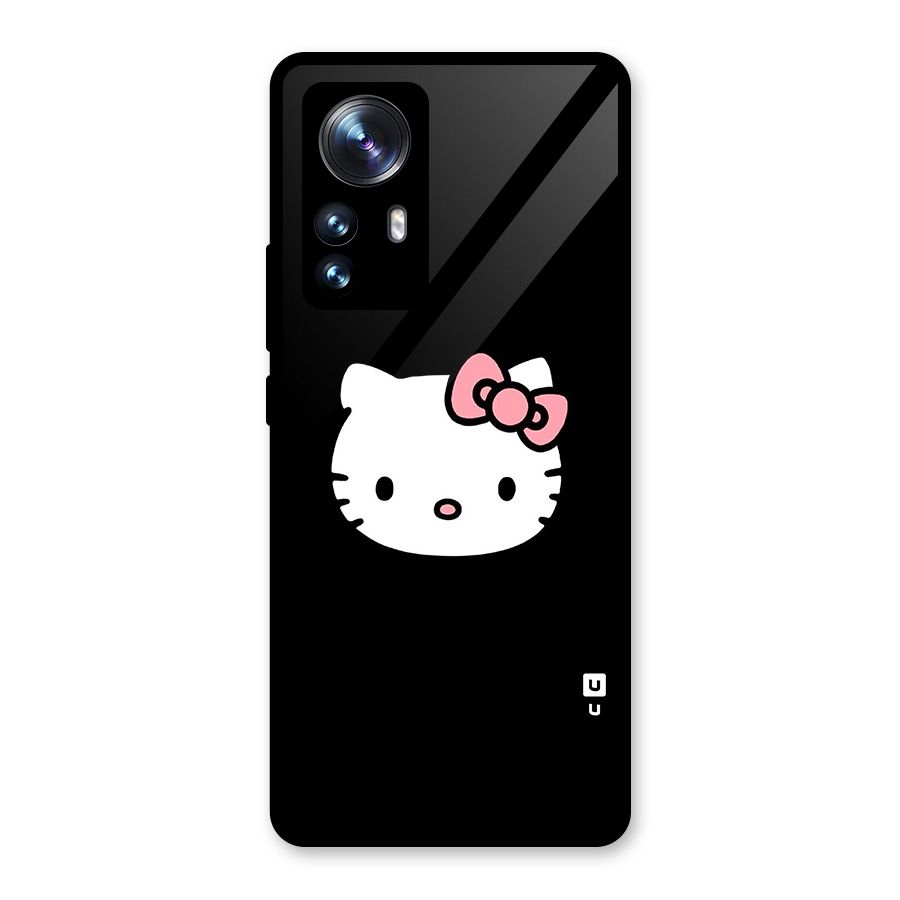 Kitty Cute Glass Back Case for Xiaomi 12 Pro