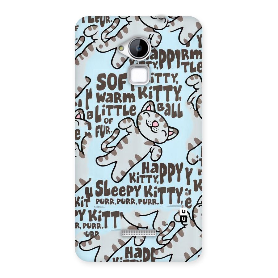 Kitty Pattern Back Case for Coolpad Note 3