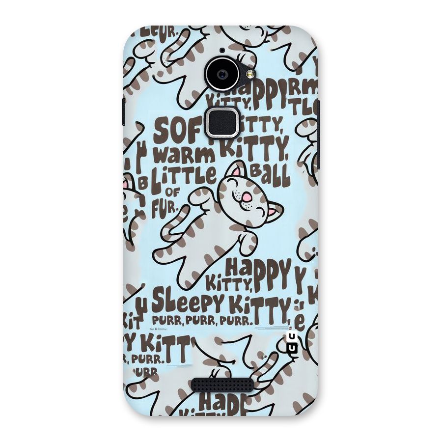 Kitty Pattern Back Case for Coolpad Note 3 Lite