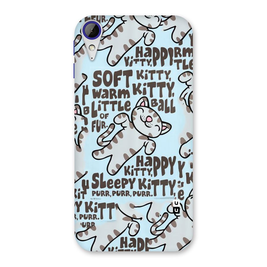 Kitty Pattern Back Case for Desire 830