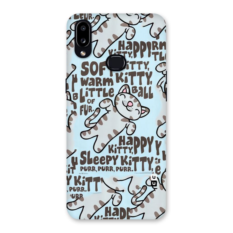 Kitty Pattern Back Case for Galaxy A10s