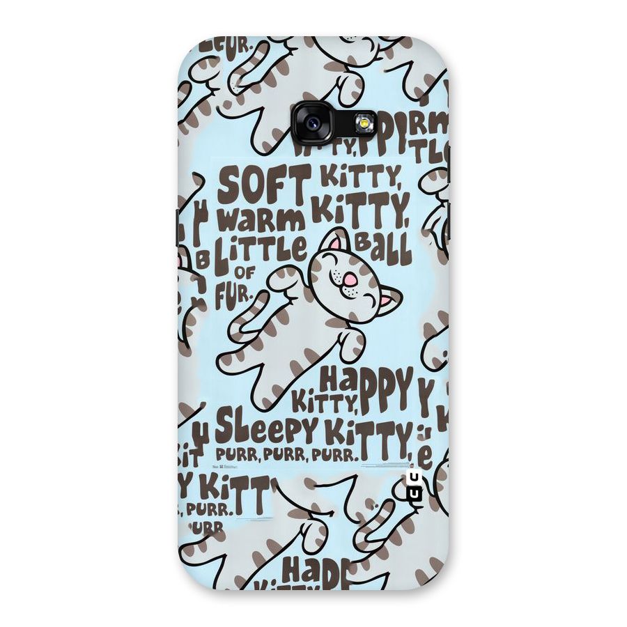 Kitty Pattern Back Case for Galaxy A5 2017