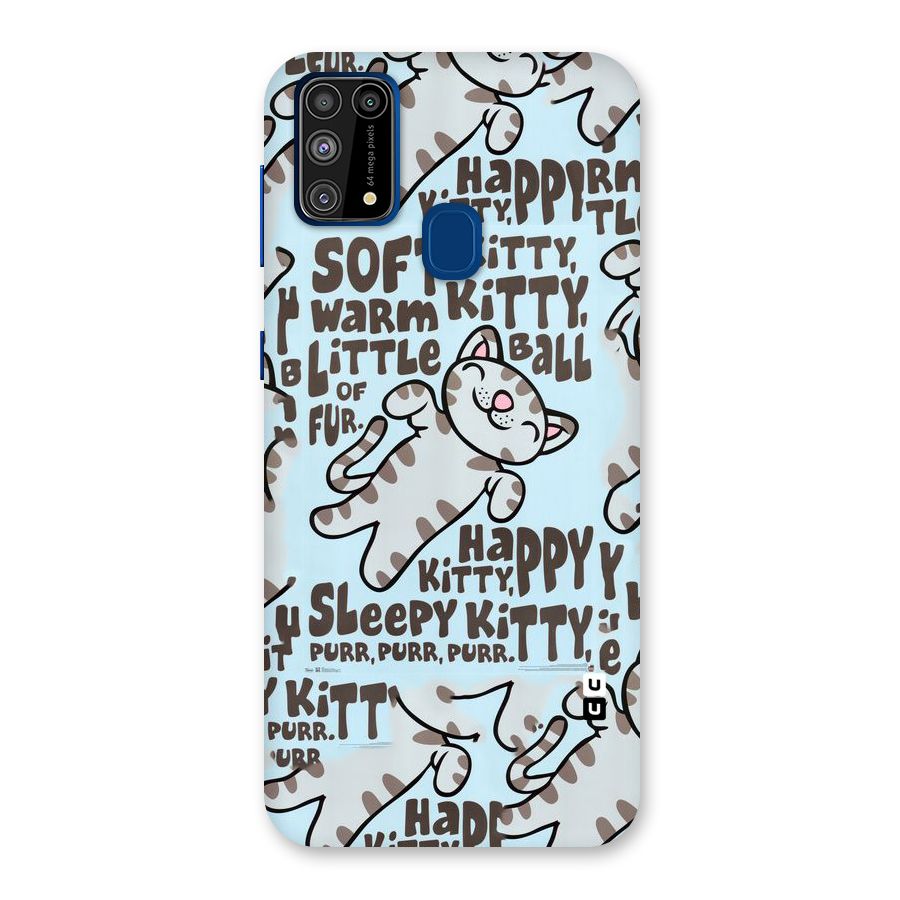 Kitty Pattern Back Case for Galaxy F41