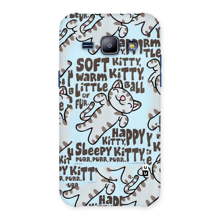 Kitty Pattern Back Case for Galaxy J1