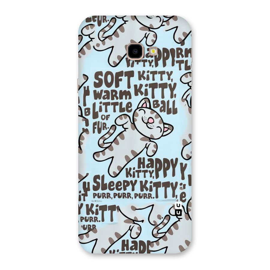 Kitty Pattern Back Case for Galaxy J4 Plus