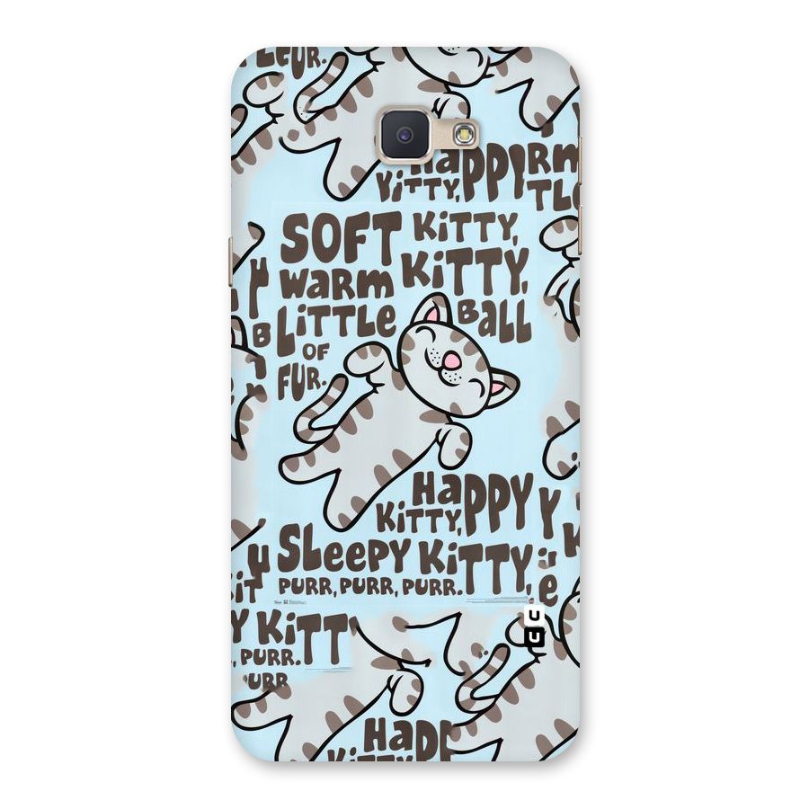 Kitty Pattern Back Case for Galaxy J5 Prime