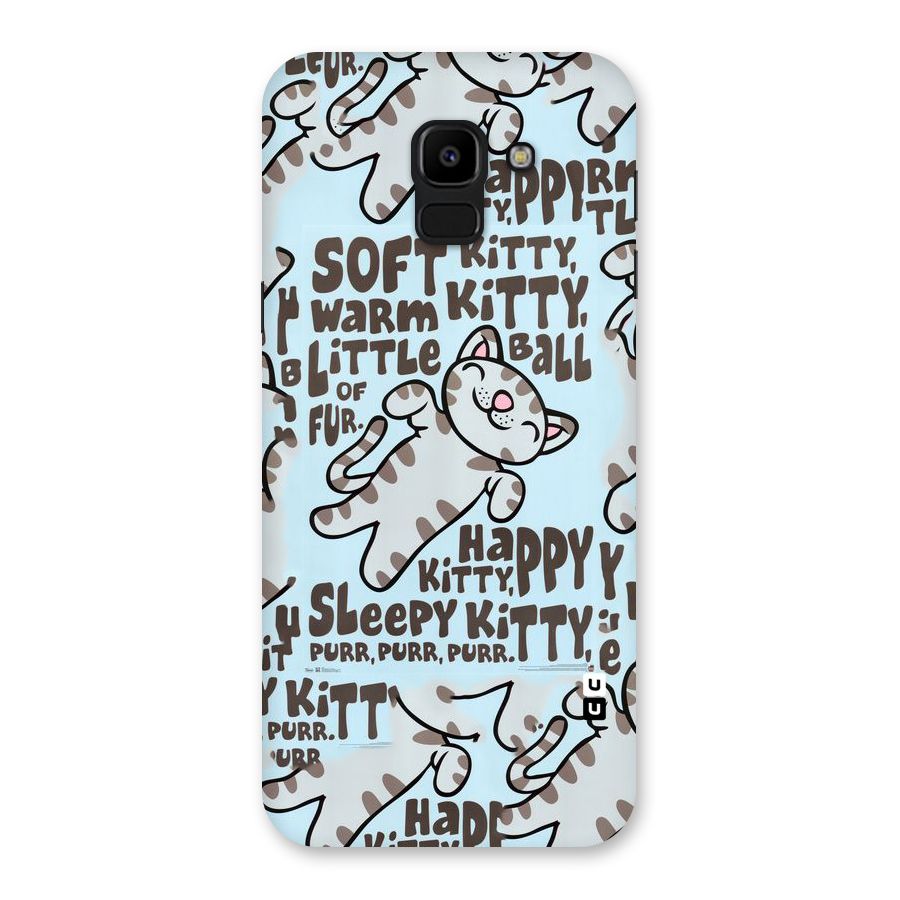 Kitty Pattern Back Case for Galaxy J6