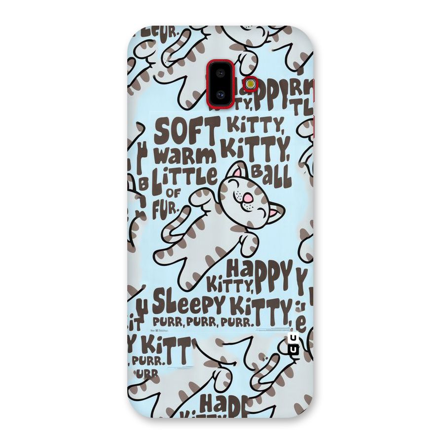 Kitty Pattern Back Case for Galaxy J6 Plus
