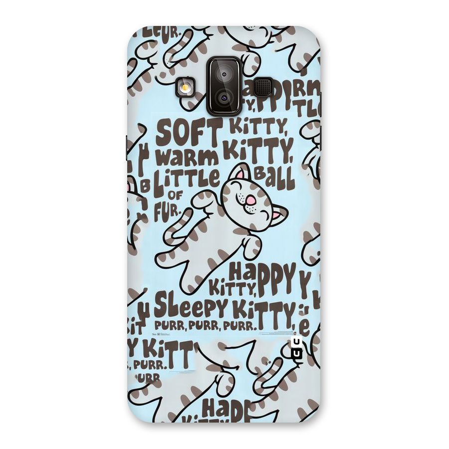 Kitty Pattern Back Case for Galaxy J7 Duo