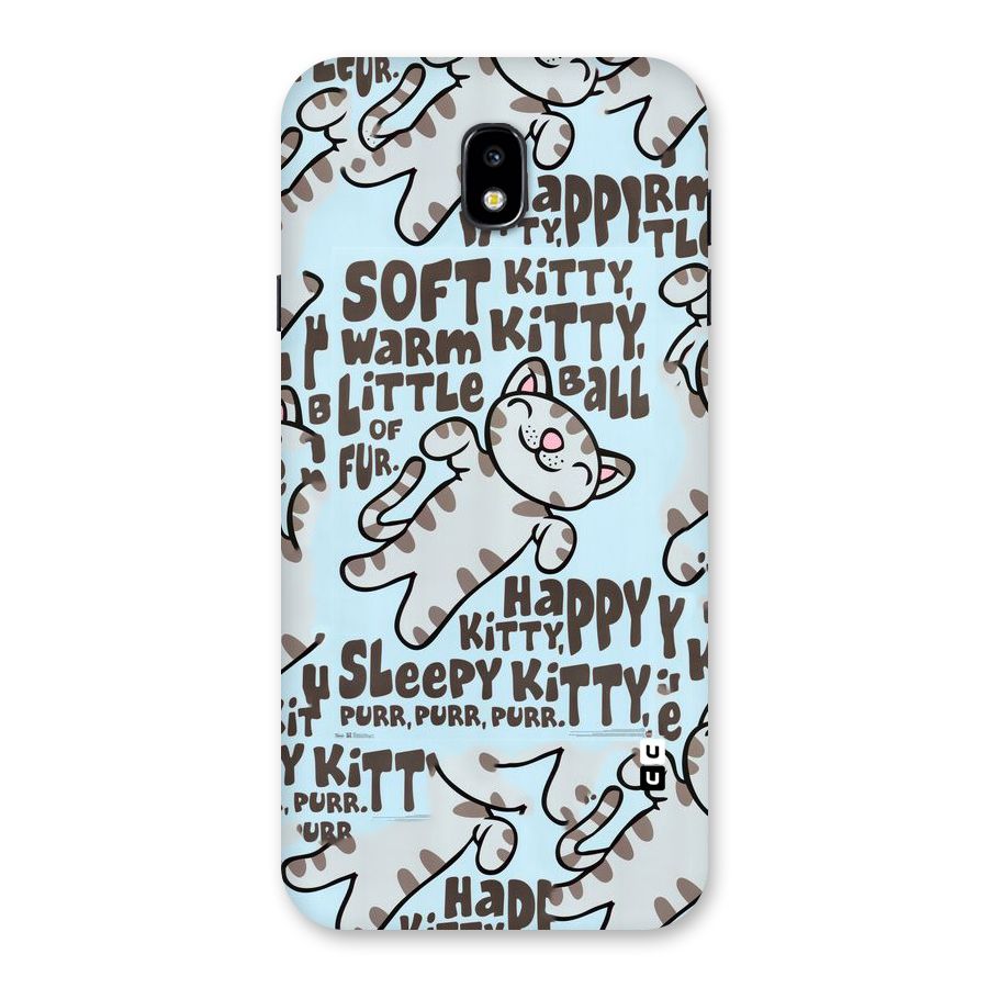 Kitty Pattern Back Case for Galaxy J7 Pro