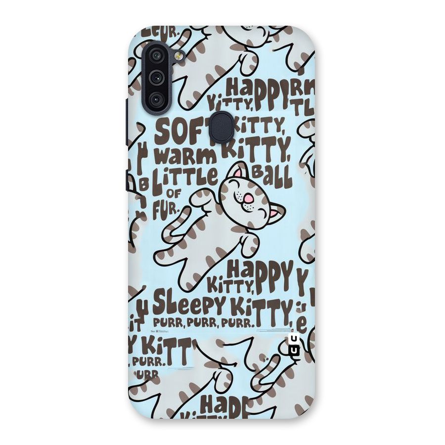 Kitty Pattern Back Case for Galaxy M11