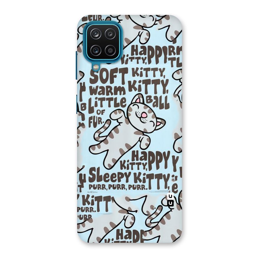 Kitty Pattern Back Case for Galaxy M12