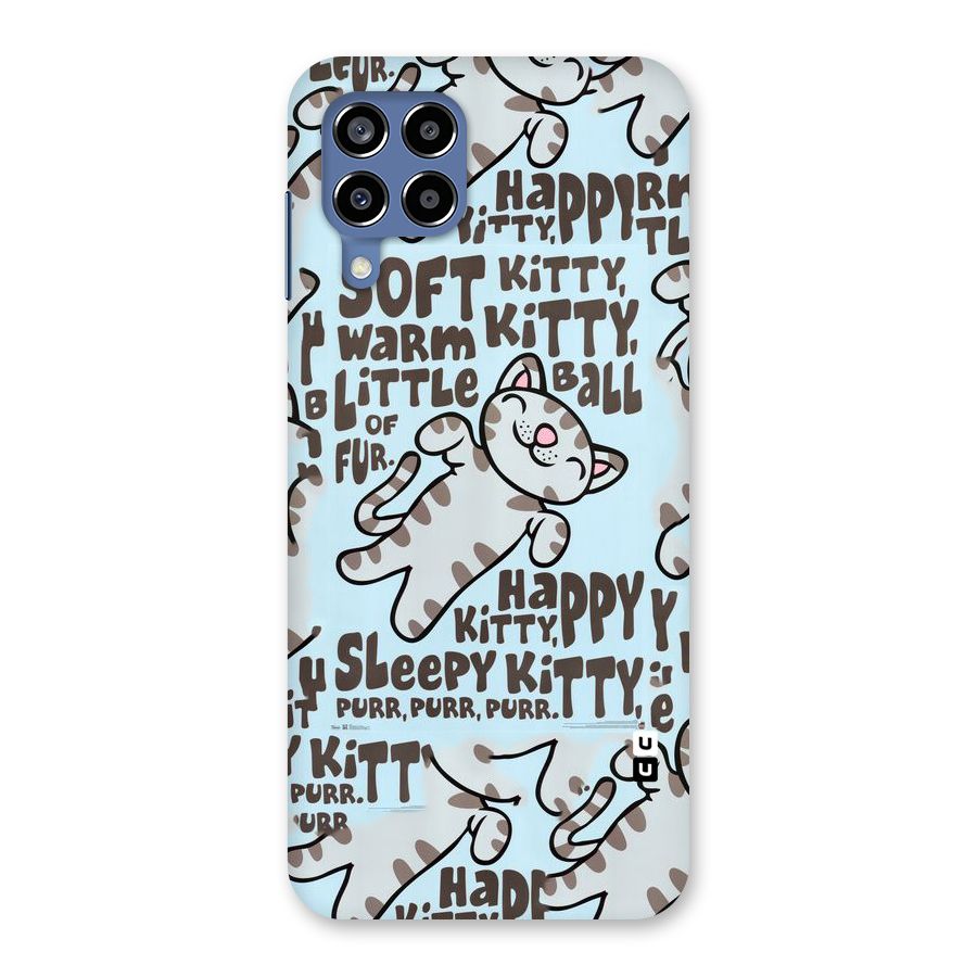 Kitty Pattern Back Case for Galaxy M53 5G