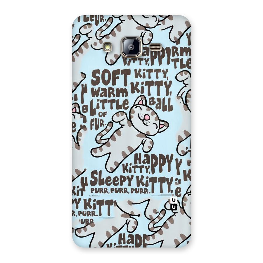 Kitty Pattern Back Case for Galaxy On5