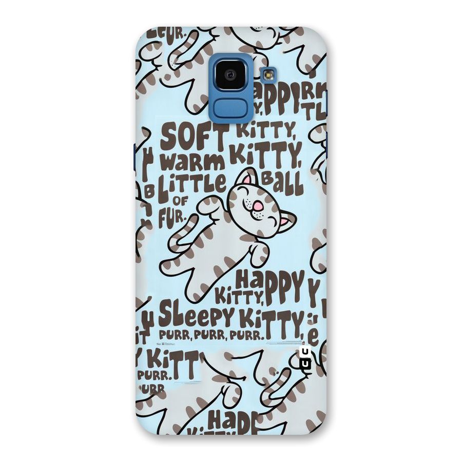 Kitty Pattern Back Case for Galaxy On6