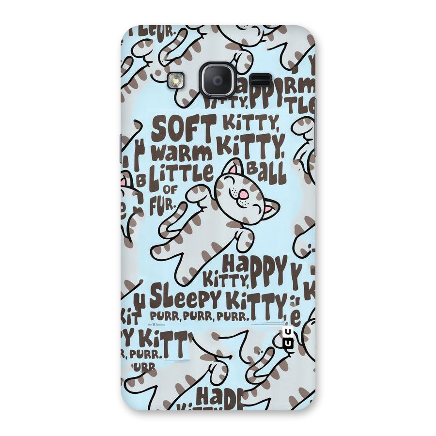 Kitty Pattern Back Case for Galaxy On7 2015