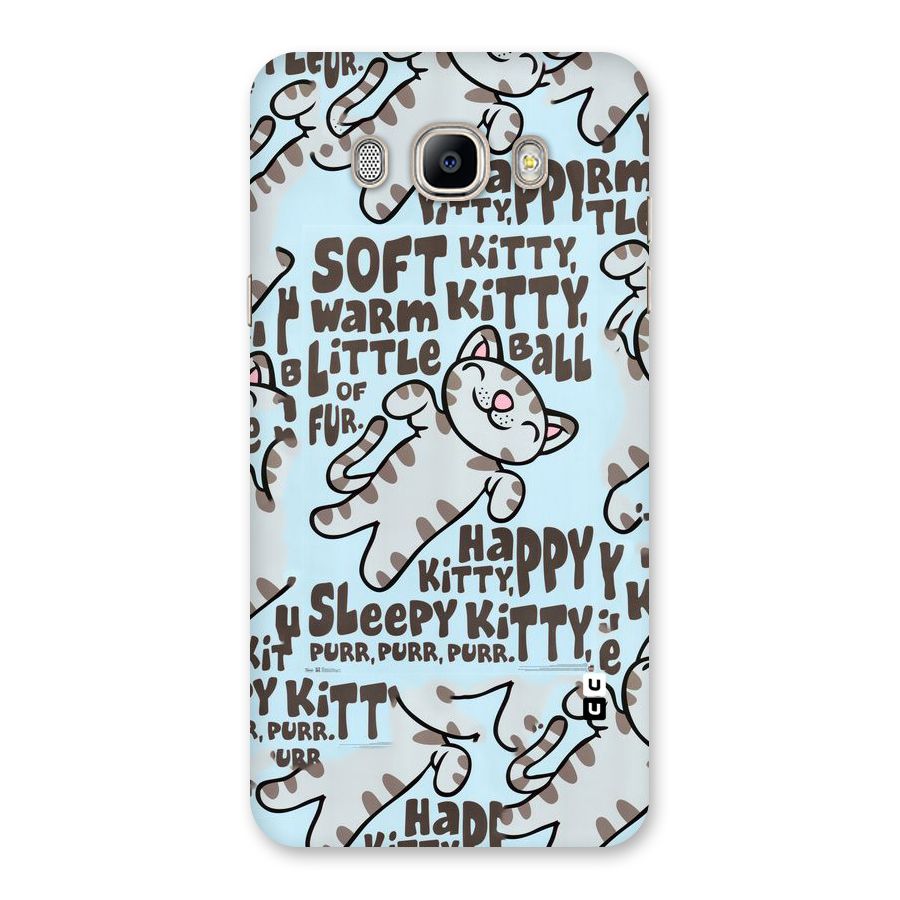 Kitty Pattern Back Case for Galaxy On8