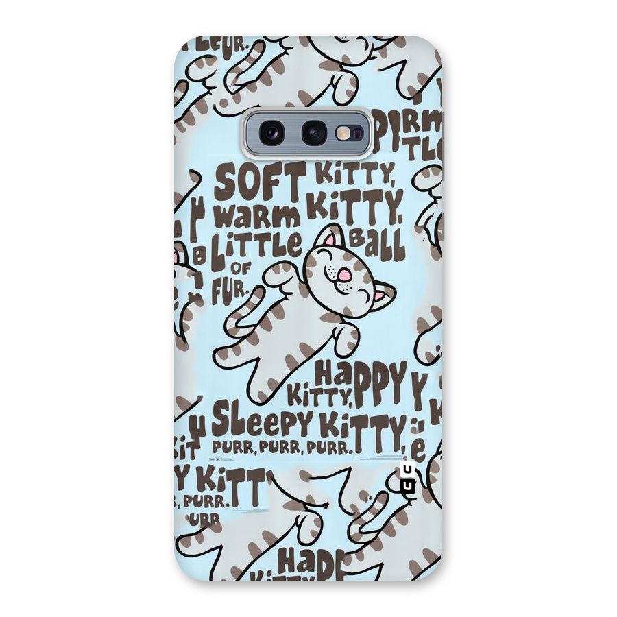 Kitty Pattern Back Case for Galaxy S10e
