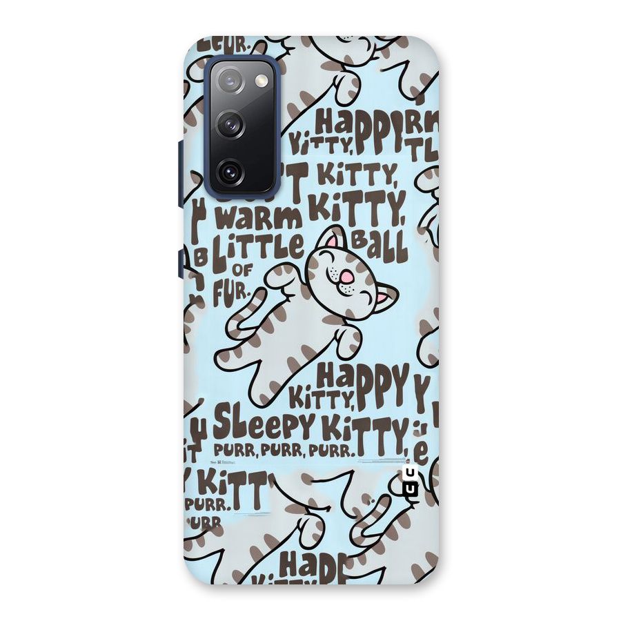 Kitty Pattern Back Case for Galaxy S20 FE