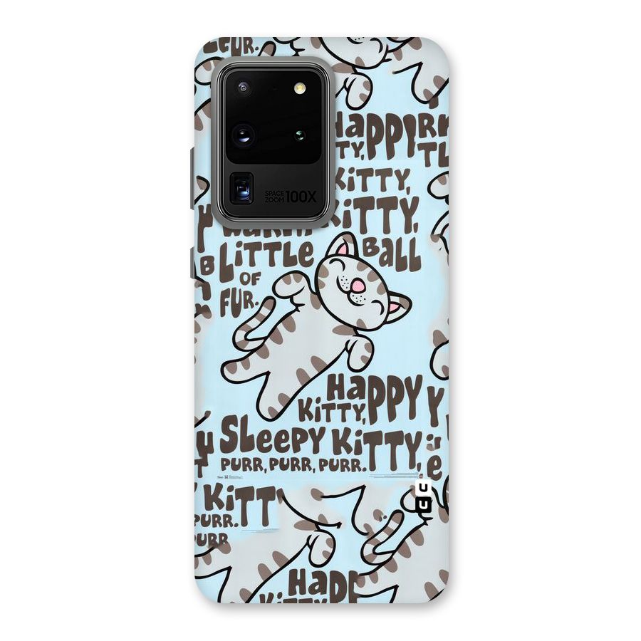 Kitty Pattern Back Case for Galaxy S20 Ultra
