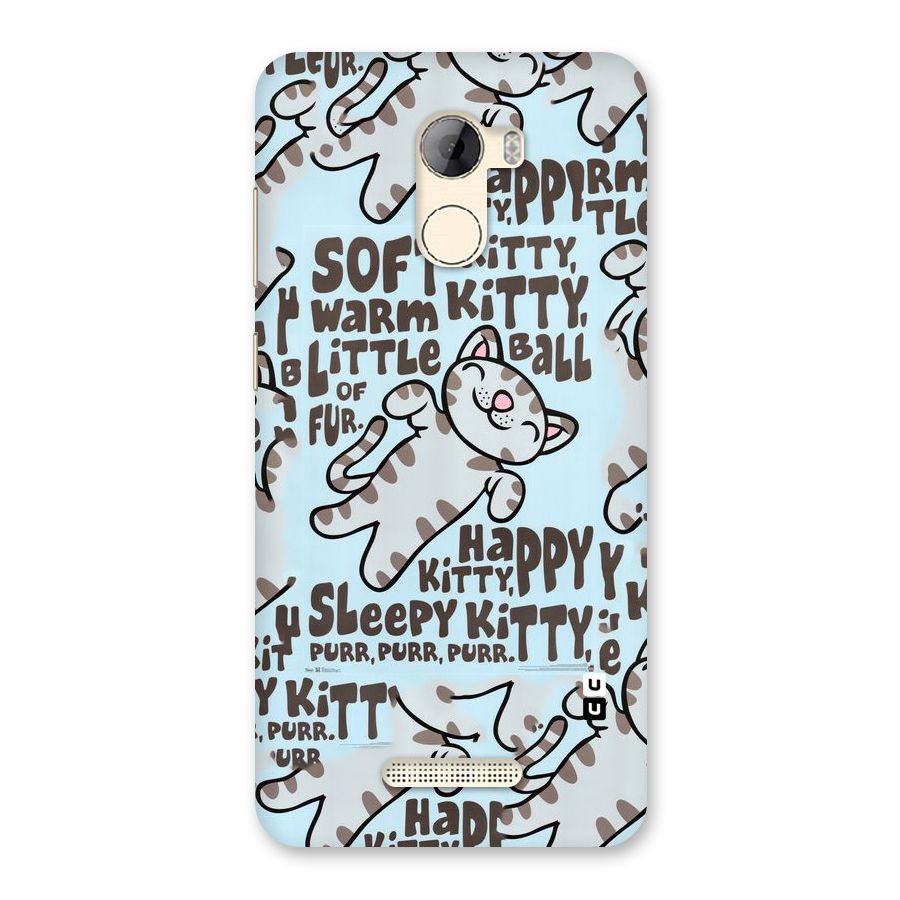 Kitty Pattern Back Case for Gionee A1 LIte