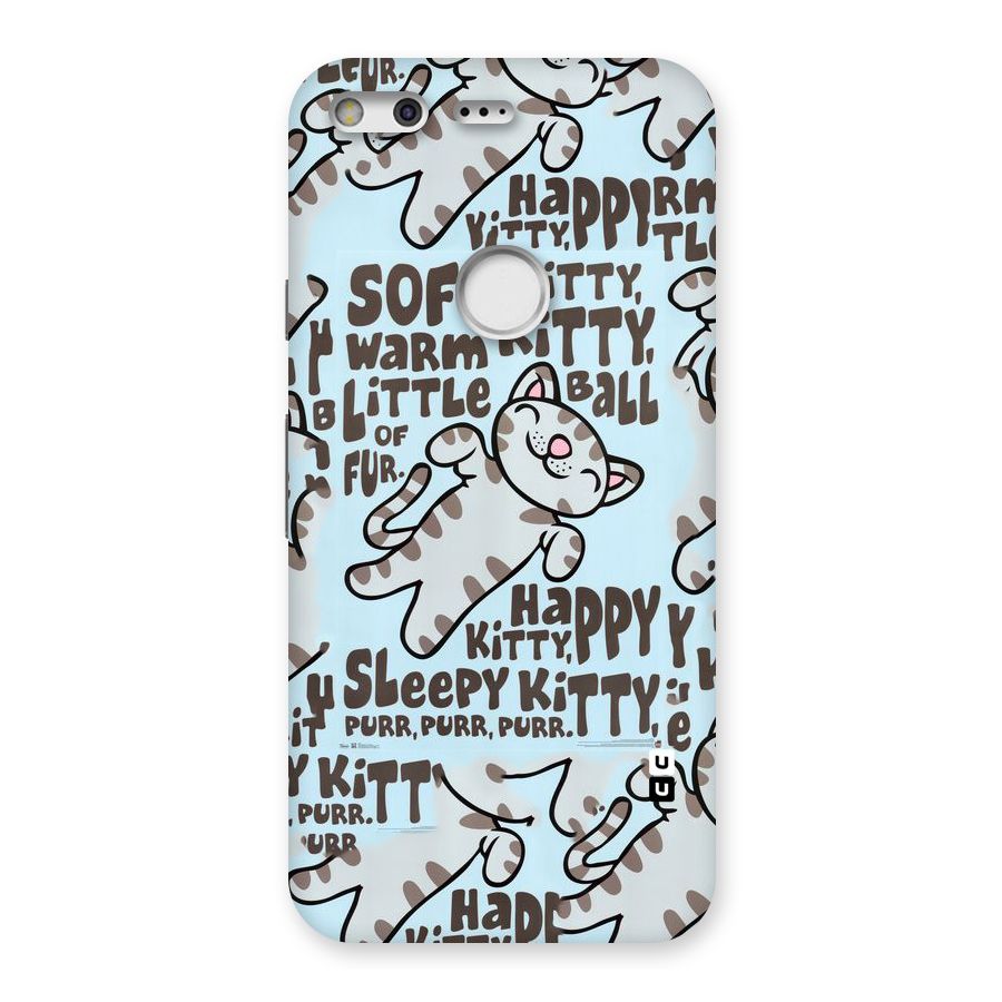 Kitty Pattern Back Case for Google Pixel
